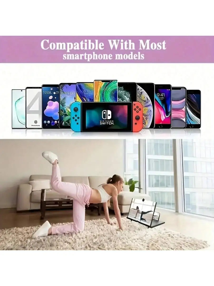 Smartphone to Tablet Magnifier Stand™