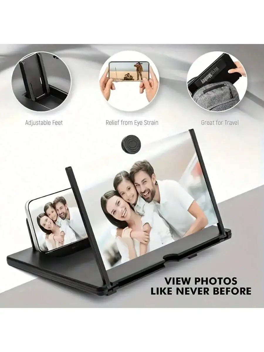 Smartphone to Tablet Magnifier Stand™