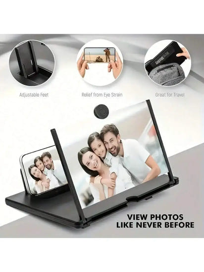 Smartphone to Tablet Magnifier Stand™